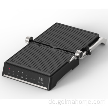 Edelstahl BBQ-Grill-Non-Stick rauchloser elektrischer Kontaktgrill flach gesunden Grillgrill